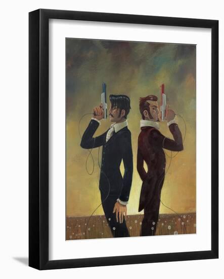 The Duel-Aaron Jasinski-Framed Art Print