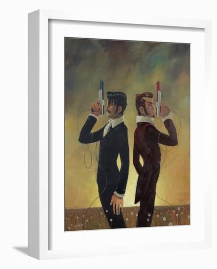 The Duel-Aaron Jasinski-Framed Art Print