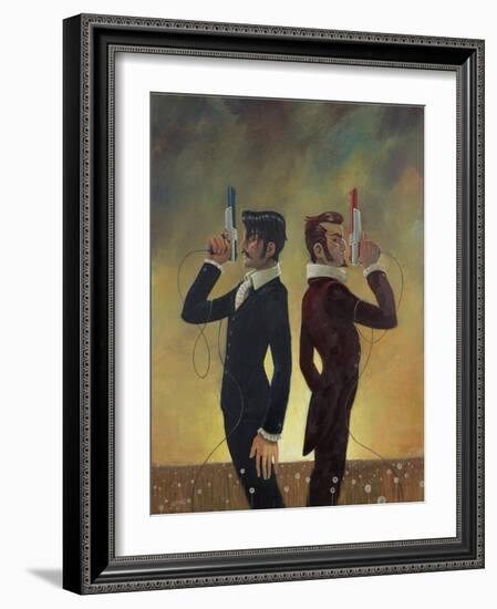 The Duel-Aaron Jasinski-Framed Art Print