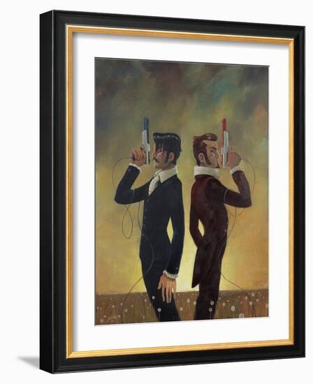 The Duel-Aaron Jasinski-Framed Art Print