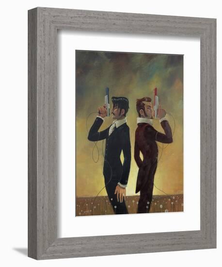 The Duel-Aaron Jasinski-Framed Art Print