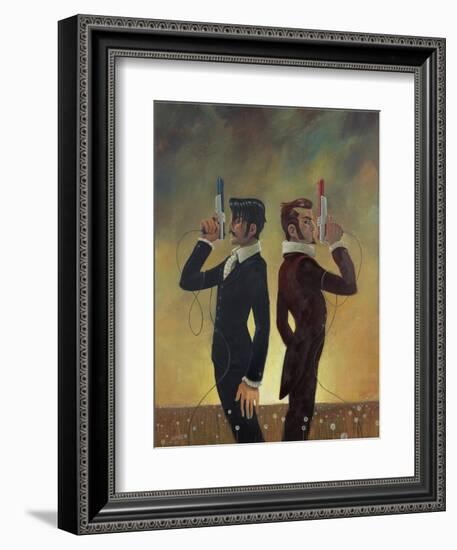 The Duel-Aaron Jasinski-Framed Art Print