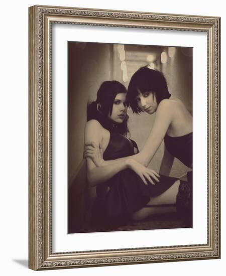 The Duet-Winter Wolf Studios-Framed Photographic Print