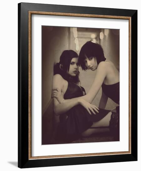 The Duet-Winter Wolf Studios-Framed Photographic Print