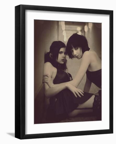 The Duet-Winter Wolf Studios-Framed Photographic Print