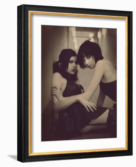 The Duet-Winter Wolf Studios-Framed Photographic Print