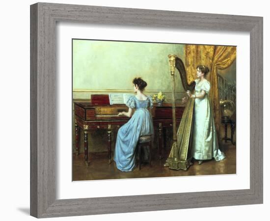 The Duet-George Goodwin Kilburne-Framed Giclee Print