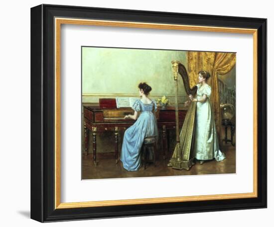 The Duet-George Goodwin Kilburne-Framed Giclee Print