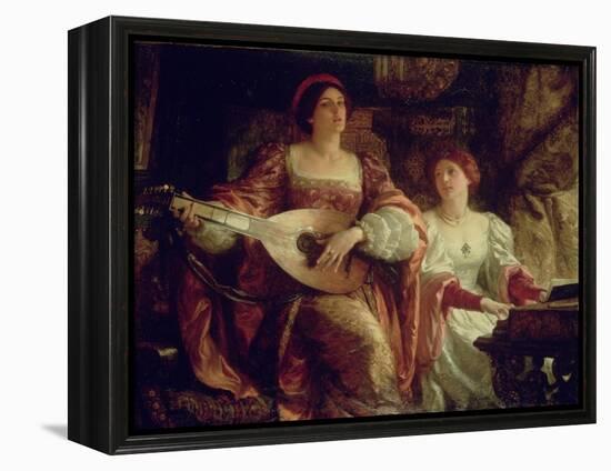 The Duet-Frank Bernard Dicksee-Framed Premier Image Canvas