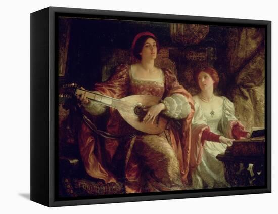 The Duet-Frank Bernard Dicksee-Framed Premier Image Canvas