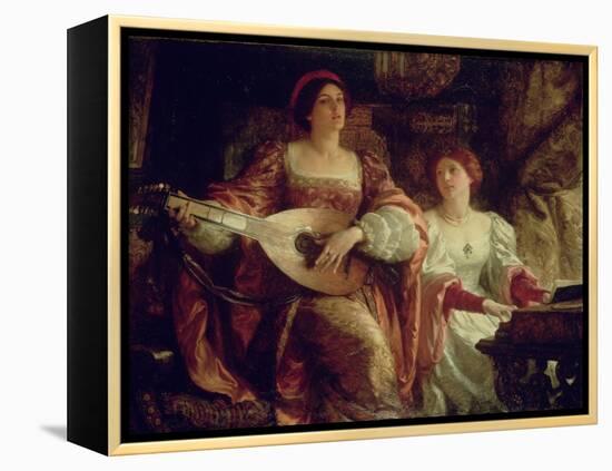 The Duet-Frank Bernard Dicksee-Framed Premier Image Canvas