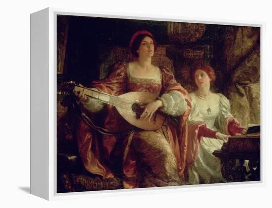 The Duet-Frank Bernard Dicksee-Framed Premier Image Canvas