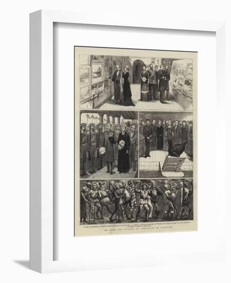 The Duke and Duchess of Connaught at Brighton-null-Framed Giclee Print