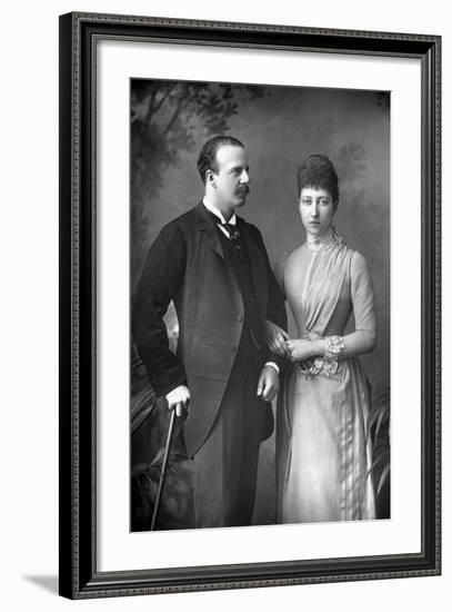 The Duke and Duchess of Fife, 1890-W&d Downey-Framed Photographic Print