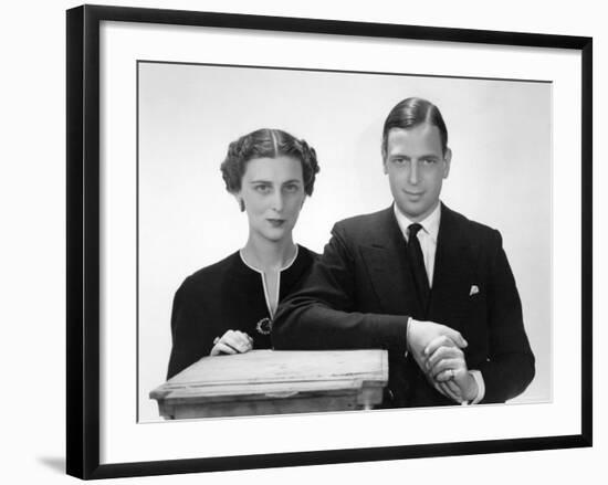 The Duke and Duchess of Kent, Prince George Married to Princess Marina-Cecil Beaton-Framed Photographic Print