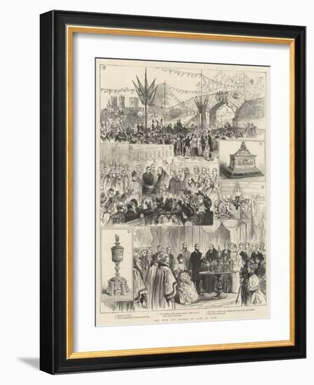 The Duke and Duchess of York at York-Melton Prior-Framed Giclee Print