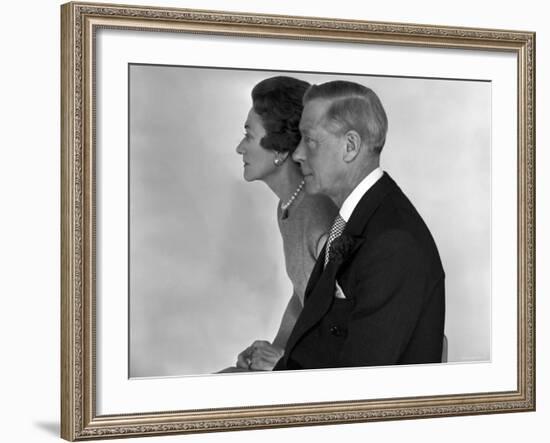 The Duke and the Duchess of Windsor, Prince Edward, Formerly King of the United Kingdom-Cecil Beaton-Framed Photographic Print