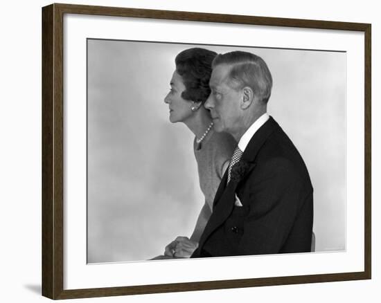 The Duke and the Duchess of Windsor, Prince Edward, Formerly King of the United Kingdom-Cecil Beaton-Framed Photographic Print