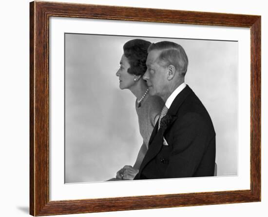 The Duke and the Duchess of Windsor, Prince Edward, Formerly King of the United Kingdom-Cecil Beaton-Framed Photographic Print