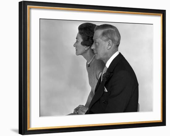 The Duke and the Duchess of Windsor, Prince Edward, Formerly King of the United Kingdom-Cecil Beaton-Framed Photographic Print