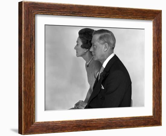 The Duke and the Duchess of Windsor, Prince Edward, Formerly King of the United Kingdom-Cecil Beaton-Framed Photographic Print