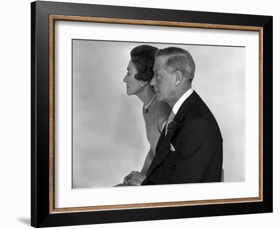 The Duke and the Duchess of Windsor, Prince Edward, Formerly King of the United Kingdom-Cecil Beaton-Framed Photographic Print