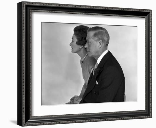 The Duke and the Duchess of Windsor, Prince Edward, Formerly King of the United Kingdom-Cecil Beaton-Framed Photographic Print