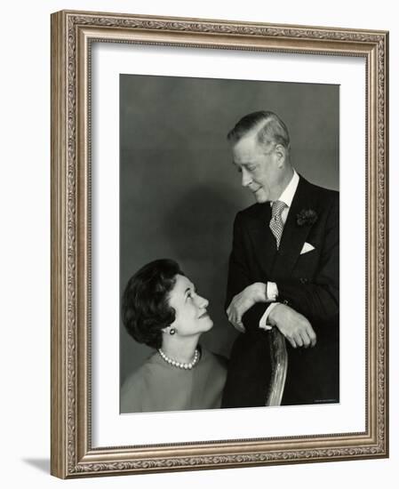 The Duke and the Duchess of Windsor, Prince Edward, Formerly King of the United Kingdom-Cecil Beaton-Framed Photographic Print