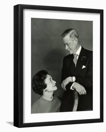 The Duke and the Duchess of Windsor, Prince Edward, Formerly King of the United Kingdom-Cecil Beaton-Framed Photographic Print