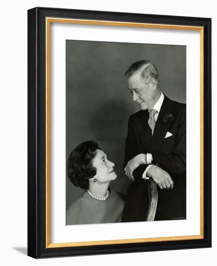 The Duke and the Duchess of Windsor, Prince Edward, Formerly King of the United Kingdom-Cecil Beaton-Framed Photographic Print