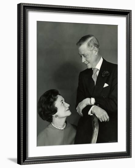 The Duke and the Duchess of Windsor, Prince Edward, Formerly King of the United Kingdom-Cecil Beaton-Framed Photographic Print