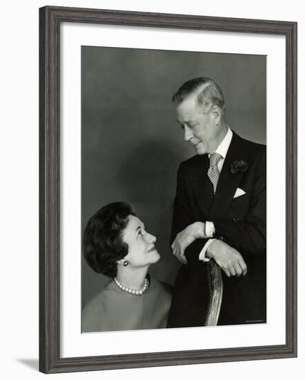 The Duke and the Duchess of Windsor, Prince Edward, Formerly King of the United Kingdom-Cecil Beaton-Framed Photographic Print