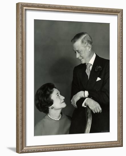 The Duke and the Duchess of Windsor, Prince Edward, Formerly King of the United Kingdom-Cecil Beaton-Framed Photographic Print