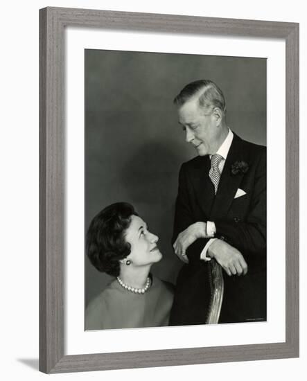 The Duke and the Duchess of Windsor, Prince Edward, Formerly King of the United Kingdom-Cecil Beaton-Framed Photographic Print