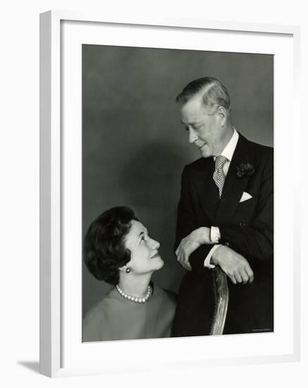 The Duke and the Duchess of Windsor, Prince Edward, Formerly King of the United Kingdom-Cecil Beaton-Framed Photographic Print