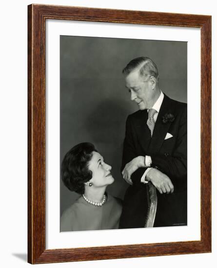 The Duke and the Duchess of Windsor, Prince Edward, Formerly King of the United Kingdom-Cecil Beaton-Framed Photographic Print