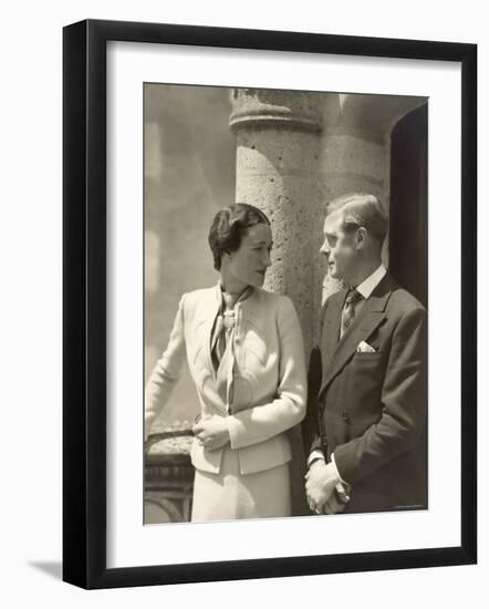 The Duke and the Duchess of Windsor, Prince Edward, Formerly King of the United Kingdom-Cecil Beaton-Framed Photographic Print