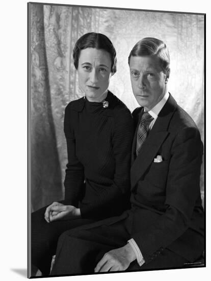 The Duke and the Duchess of Windsor, Prince Edward with Wallis Simpson-Cecil Beaton-Mounted Photographic Print