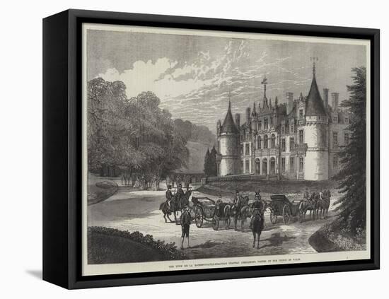 The Duke De La Rochefoucauld-Bisaccia's Chateau D'Esclimont, Visited by the Prince of Wales-null-Framed Premier Image Canvas