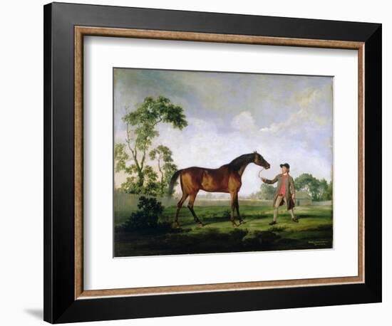 The Duke of Ancaster's Bay Stallion "Spectator", Held by a Groom, c.1762-5-George Stubbs-Framed Giclee Print