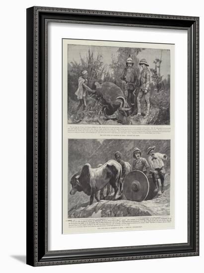 The Duke of Clarence in India-Richard Caton Woodville II-Framed Giclee Print