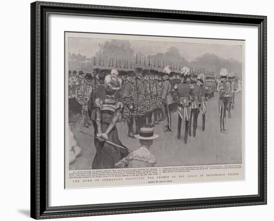 The Duke of Connaught Inspecting the Yeomen of the Guard at Buckingham Palace-Frank Craig-Framed Giclee Print