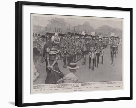 The Duke of Connaught Inspecting the Yeomen of the Guard at Buckingham Palace-Frank Craig-Framed Giclee Print