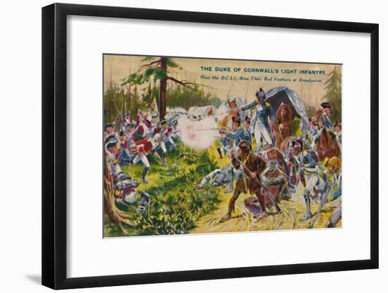 'The Duke of Cornwall's Light Infantry...at Brandywine', 1777, (1939)-Unknown-Framed Giclee Print