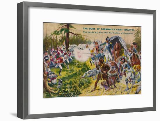 'The Duke of Cornwall's Light Infantry...at Brandywine', 1777, (1939)-Unknown-Framed Giclee Print