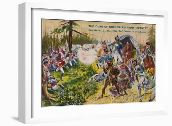 'The Duke of Cornwall's Light Infantry...at Brandywine', 1777, (1939)-Unknown-Framed Giclee Print