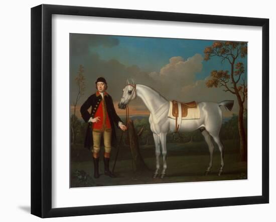 The Duke of Cumberlands Grey Racehorse Crab held by a Groom-James Seymour-Framed Giclee Print