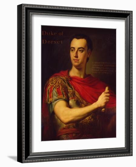 The Duke of Dorset, 1744 (Oil on Canvas)-George Knapton-Framed Giclee Print