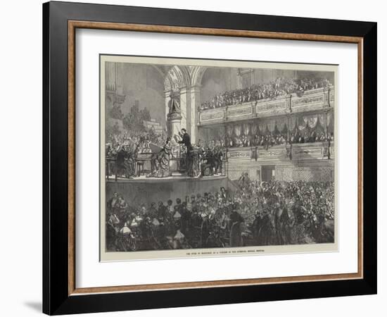The Duke of Edinburgh at a Concert of the Liverpool Musical Festival-Charles Robinson-Framed Giclee Print