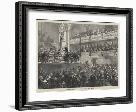 The Duke of Edinburgh at a Concert of the Liverpool Musical Festival-Charles Robinson-Framed Giclee Print